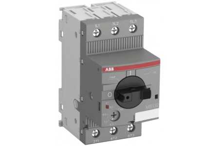 Автоматический выключатель MS132-4.0 100кА с регулир. тепловой защитой 2.5A-4А Класс тепл. расцепABB